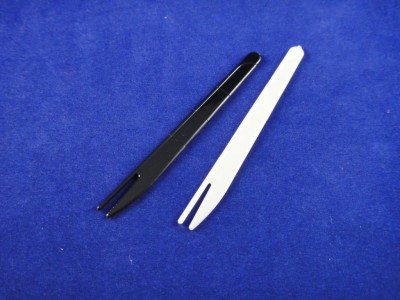 PS Cake Fork-knife, Milky, Black color